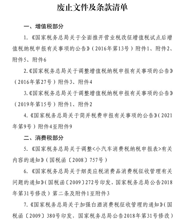 稅務總局明確增值稅 消費稅與附加稅費申報表整合事項